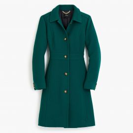 Classic lady day coat in Italian double-cloth wool at J. Crew