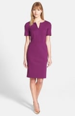 Classiques Entier Sunmosa Molded Shoulder Ponte Dress at Nordstrom