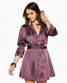 Claudia Dress in Raisin at Ramy Brook