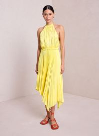 Claudia Satin Pleated Dress at ALC