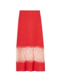 Claudie Pierlot Lace A-line Skirt | Red | FARFETCH at Farfetch