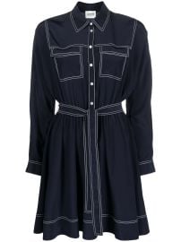 Claudie Pierlot Silk long-sleeved Short Dress - at Farfetch