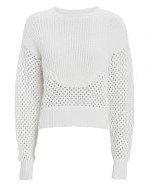 Claudine Open Knit Sweater at Intermix