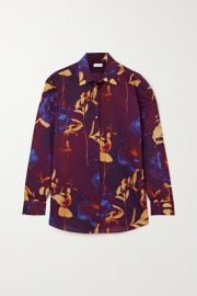 Clavelly floral-print cotton-voile shirt at Net a Porter