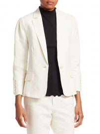 Clean Pleated Blazer at Saks Off 5th