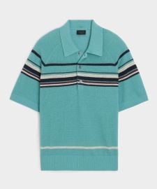 Clemente Sweater Polo in Blue Ridge at Todd Snyder