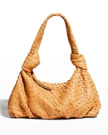 Cleobella Morgan Woven Zip Shoulder Bag at Neiman Marcus