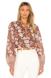 Cleobella Nasir Blouse in Rhada Block at Revolve