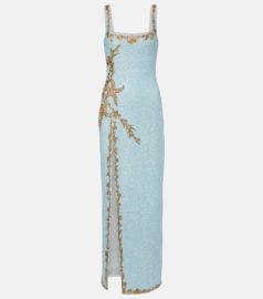Clio Peppiatt Asterias Embellished Gown at Mytheresa