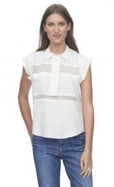 Clip Collar top at Rebecca Taylor