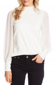 Clip Dot Sleeve Sweater   Nordstrom at Nordstrom