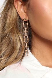 Clippy Drop Earrings - Gold Fashion Nova at Fashion Nova