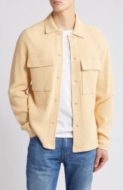 Closed Waffle Knit Button-Up Shirt at Nordstrom