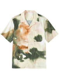 Closed abstract-pattern short-sleeve Cotton Shirt - at Farfetch