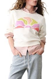 Cloud 9 Terry Sun Appliqué Sweatshirt at Nordstrom