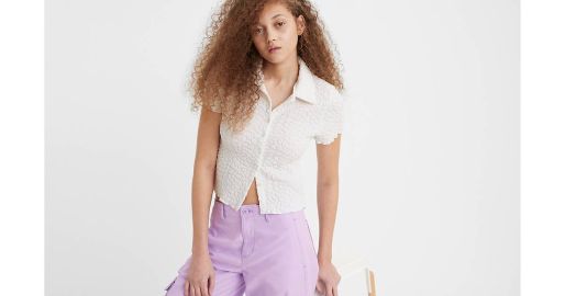 Cloud Button Up Top - White Levix27s US at Levis