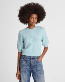 CloudSoft Short-Sleeve Sweater Tee at Madewell