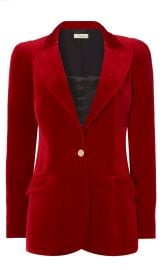 Clove Velvet Jacket - Scarlet Tailoring Temperley London Temperley London INT at Temperley London