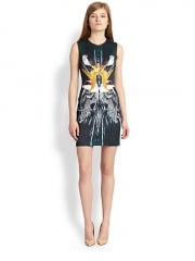 Clover Canyon - Wing-Print Neoprene Dress at Saks Fifth Avenue