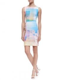 Clover Canyon Greek Dream Knit Back-Cutout Dress at Neiman Marcus