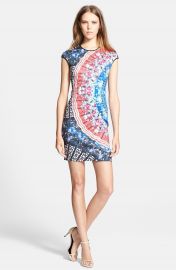 Clover Canyon Spanish Fan Cap Sleeve Sheath Dress at Nordstrom