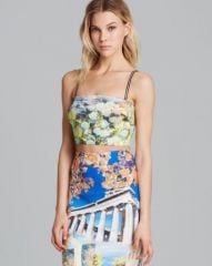 Clover Canyon Top - Garden of Athena Crop at Bloomingdales