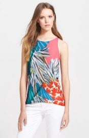 Clover Canyon and39Carnivaland39 Print Georgette Top at Nordstrom