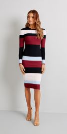 Clover Stripe Dress by Kookai at Kookai