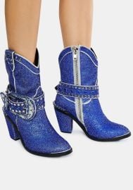 Club Exx Royal Sheriff Shine Cowboy Boots at Dolls Kill