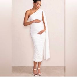 Club L London Dresses White Club L London Maternity Dress Poshmark at Poshmark