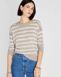 Club Monaco Cashmere Silk Stripe Sweater at Club Monaco