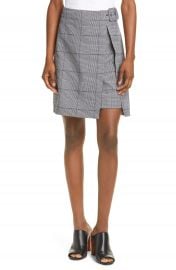 Club Monaco Faux Wrap Miniskirt   Nordstrom at Nordstrom