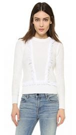 Club Monaco Martuska Fringe Sweater at Shopbop