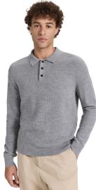 Club Monaco Refined Texture Polo Med Heather Grey S at Shopbop