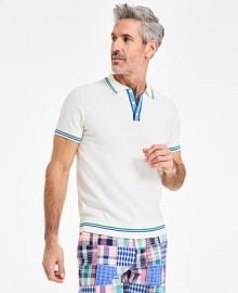 Club Room Men39s Regular-Fit Stripe-Trim Sweater-Knit Polo Shirt Exclusively at Macy39s - Macy39s at Macys