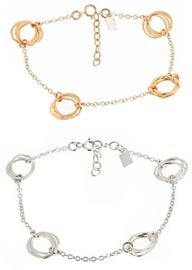 Clustered Circle Bracelet at Peggy Li