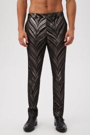 Clyde Slim Trouser - Descanso Chevron Jcq Mr Turk at Trina Turk