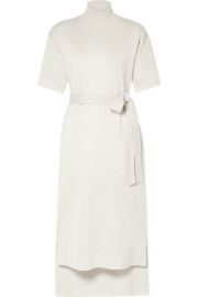 Co - Belted stretch-wool turtleneck midi dress at Net A Porter