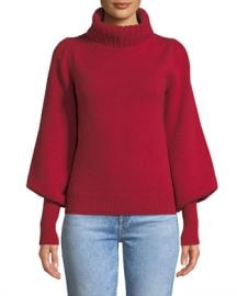 Co Boat-Neck Long-Sleeve Wool-Cashmere Sweater at Neiman Marcus