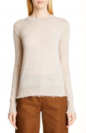 Co Fray Hem Alpaca  amp  Merino Wool Blend Sweater   Nordstrom at Nordstrom