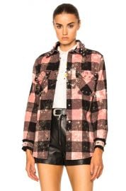 Coach 1941 Studded Plaid Top in Pink   FWRD at Forward