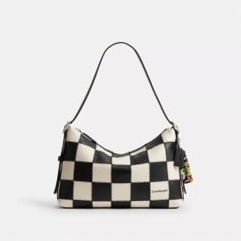 Coach Alter Ego Slouchy Shoulder Bag in upcrafted leather Black Chalk at Coach