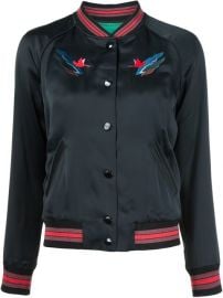 Coach Embroidered Landscape Bomber Jacket - at Farfetch