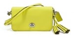 Coach legacy penny purse in yellow at Amazon