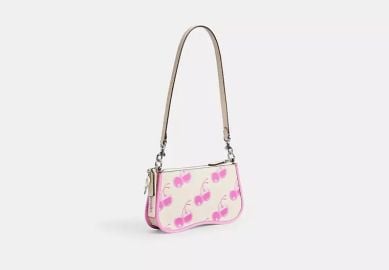 Coachtopia x The Summer I Turned Pretty Small Wavy Shoulder Bag with Cherry Print at Coach