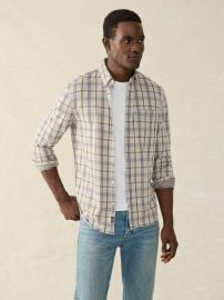 Coastline Knit Shirt - Birch River Plaid at Faherty