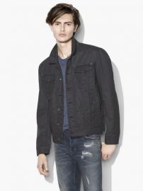 Coated Trucker Jacket at John Varvatos