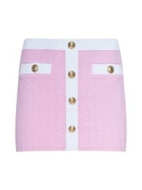 Coco Mini Skirt Cover-Up in BlushWhite L39AGENCE at L'Agence