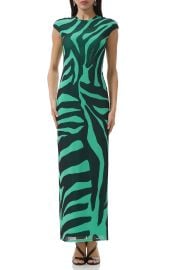 Cody Print Cap Sleeve Mesh Maxi Dress at Nordstrom