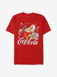 Coke Coca-Cola Santa T-Shirt - RED Hot Topic at Hot Topic